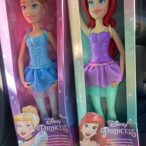 Hasbro Disney Princess Ballerina Dolls Set - Cinderella and Ariel